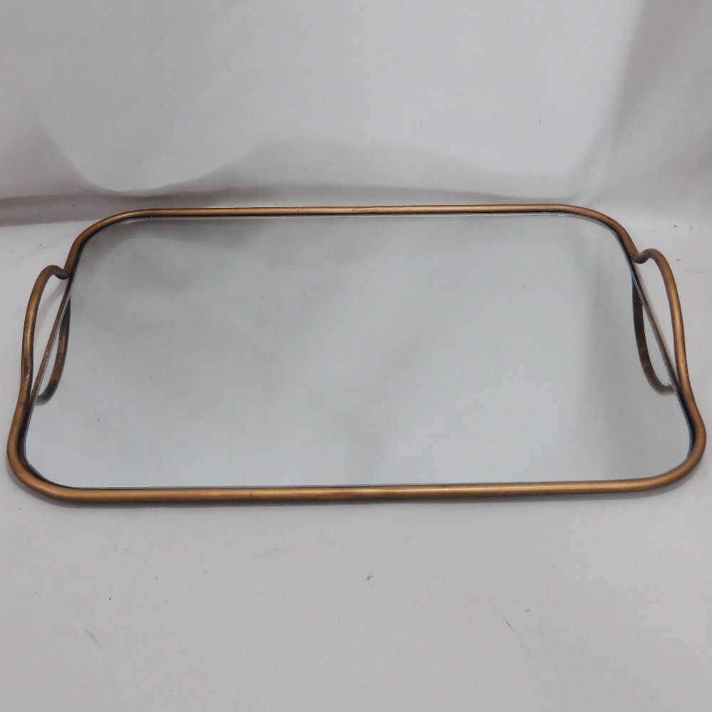 brass cheap price rectangle vintage tray for indoor living room