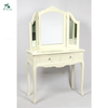 Modern French White Wood Dressing table