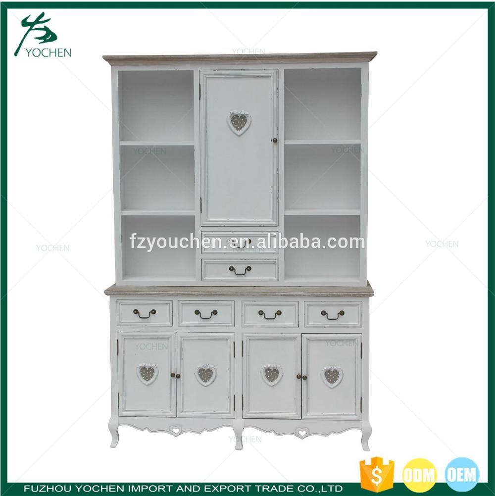 Large White Wooden Welsh dresser Kitchen Furniture