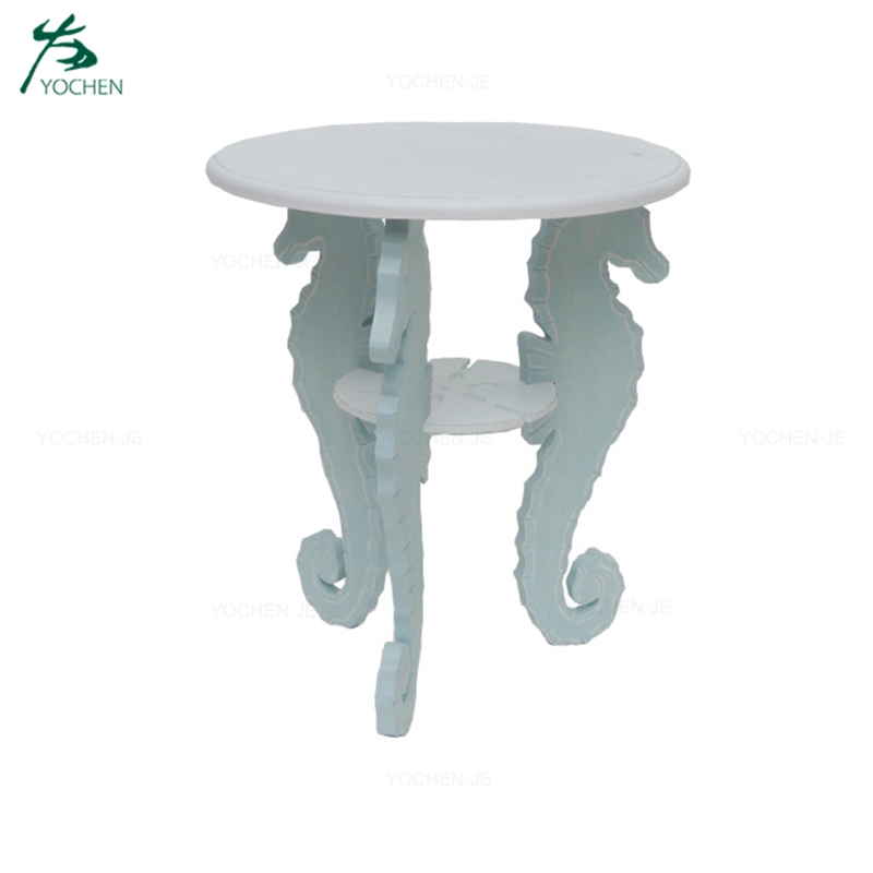 Luxury designs small round wood table modern with 3 legs