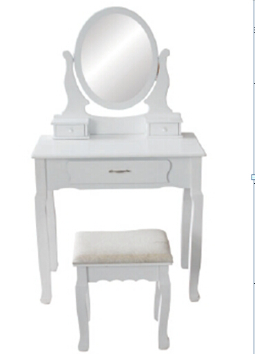 Cheap Modern Dressing Table With Mirror And Stool