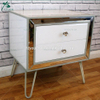 Mirrored bedroom furniture silver mirrored nightstand bedside cabinet