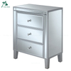 3 drawers mirrored bedroom furniture bedside table night stand