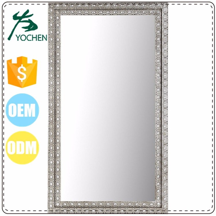 luxury clear rectangle shape highly welcome saloon mirror