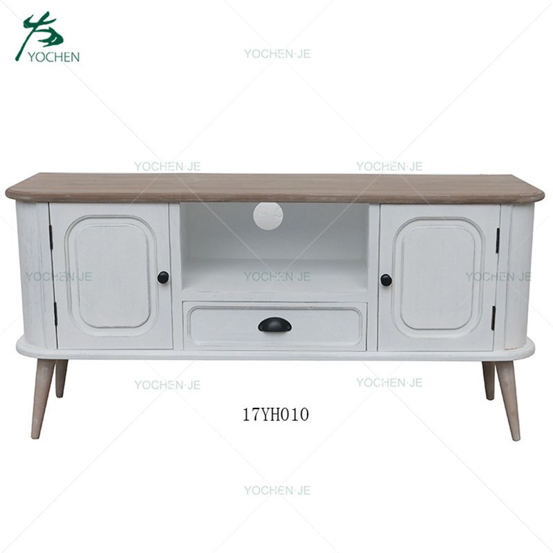 TV cabinet modern wooden furniture tv showcase with drawer