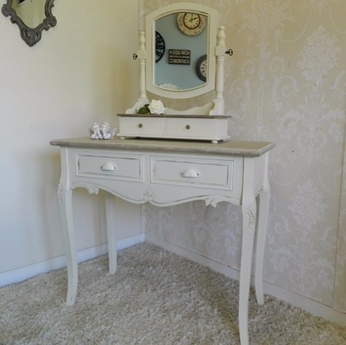bedroom furniture white french vanity console table