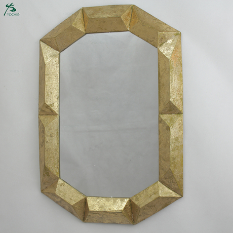 Venetian Design Decorative Mirror With Metal Gold Frame