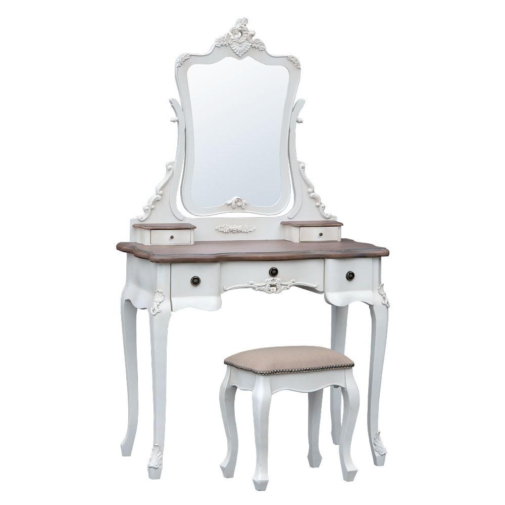 aluminium furniture vintage vanity dressing table mirror