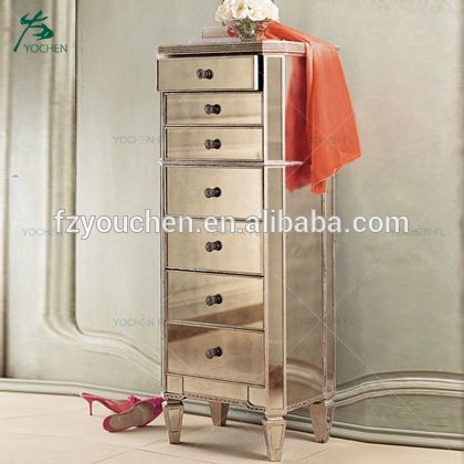 wholesale antique mirror table mirrored chest of drawers