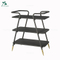 Outdoor use industrial black iron antique bar stool chairs