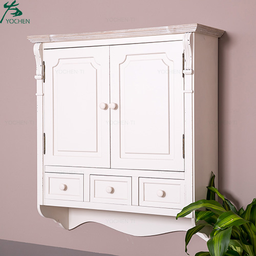 Shallow Bathroom Wall Cubboard Wood Wall Cabinet Design