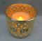 Fancy wall round metal candle holder for home decoration