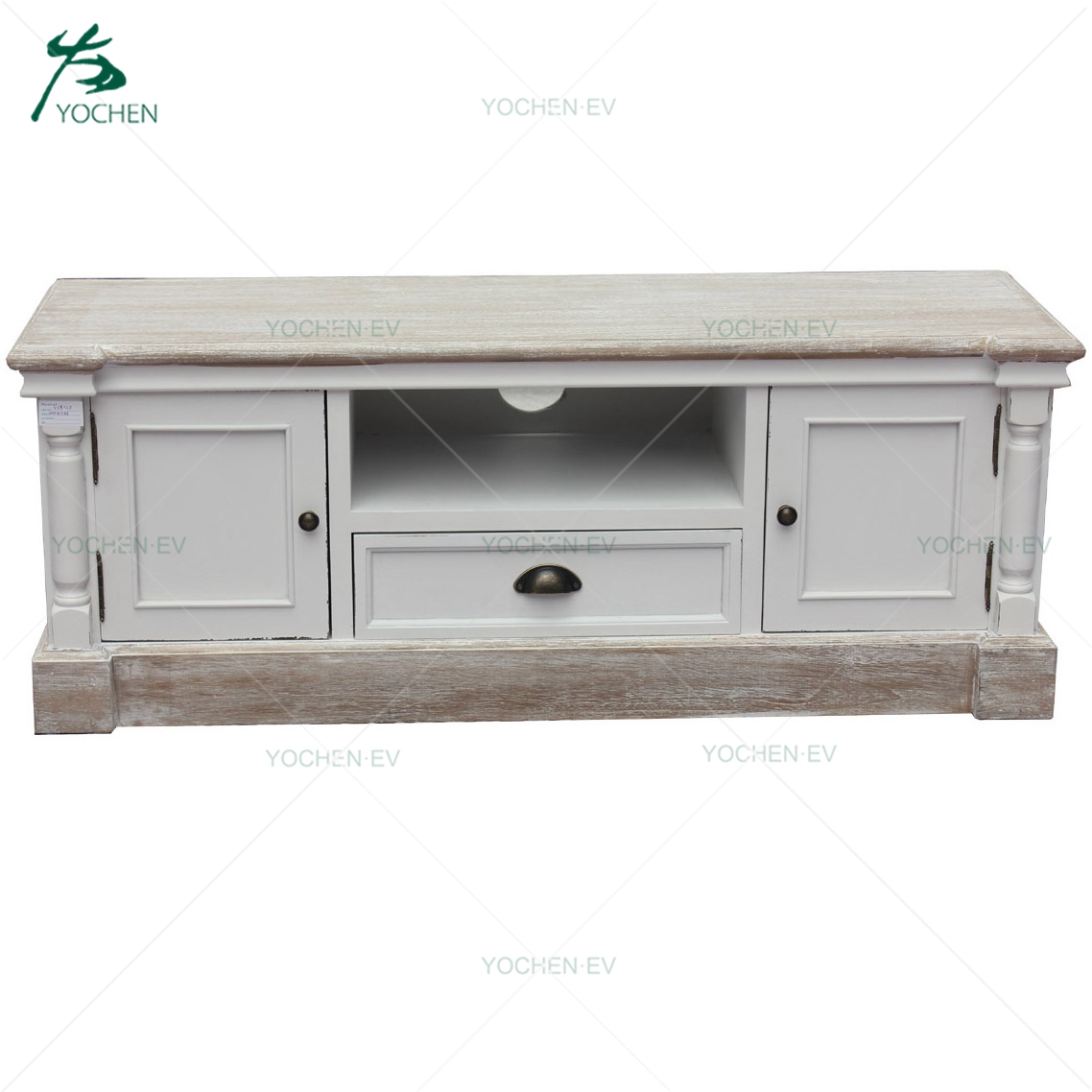 Living Room Antique Classic White Hallway Wooden Console Table