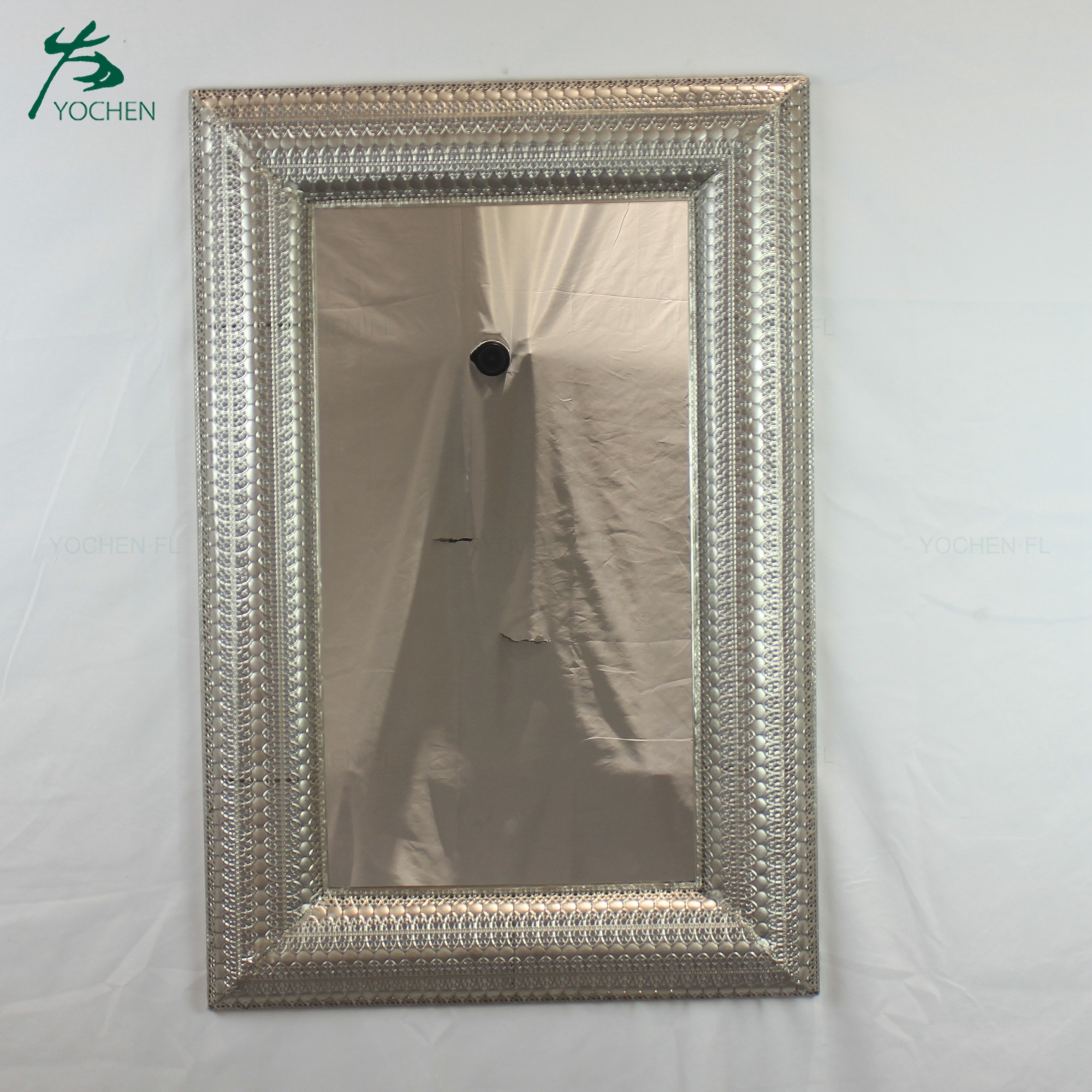 Metal frame mirror home decoration wall hanging mirror