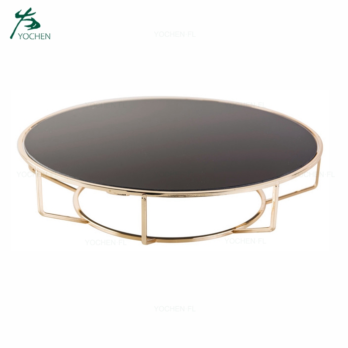 new design modern glass top coffee table
