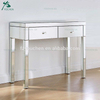 Mirrored Glass Hallway Furniture 2 Drawer Dressing Console Table
