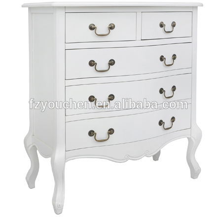 Wooden White Classic French Design Furniture