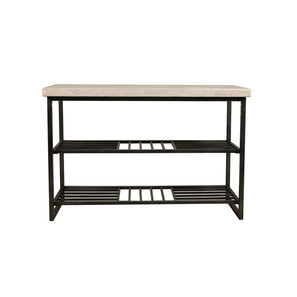 home decoration metal stone luxury console table
