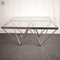 Factory Price Round Glass Top Metal Frame Side Tea Table Coffee Table