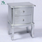 storage living room furniture shining silver coloir wood cabinet with drawer