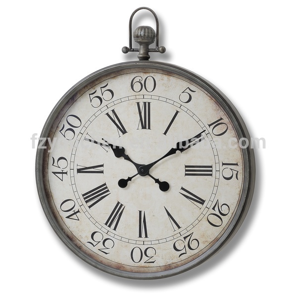 Antique Pocket Watch Wall Clock