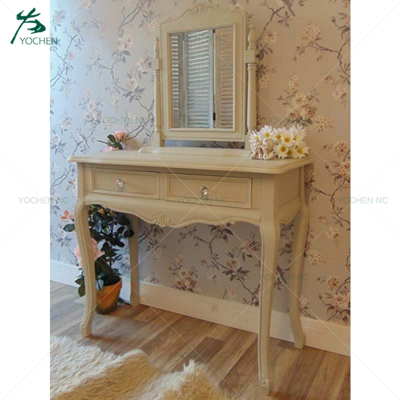 Bedroom furniture wooden 3 mirror royal dressing table