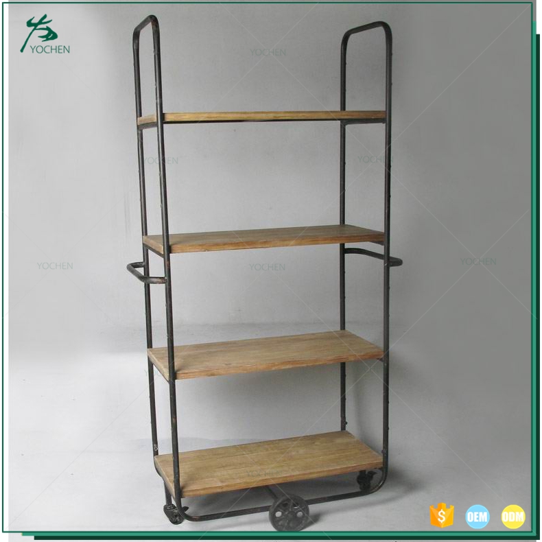 industrial metal rustic furniture storage with shelf