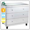 5 Drawers Silver Mirrored Chest Drawer For Living Room