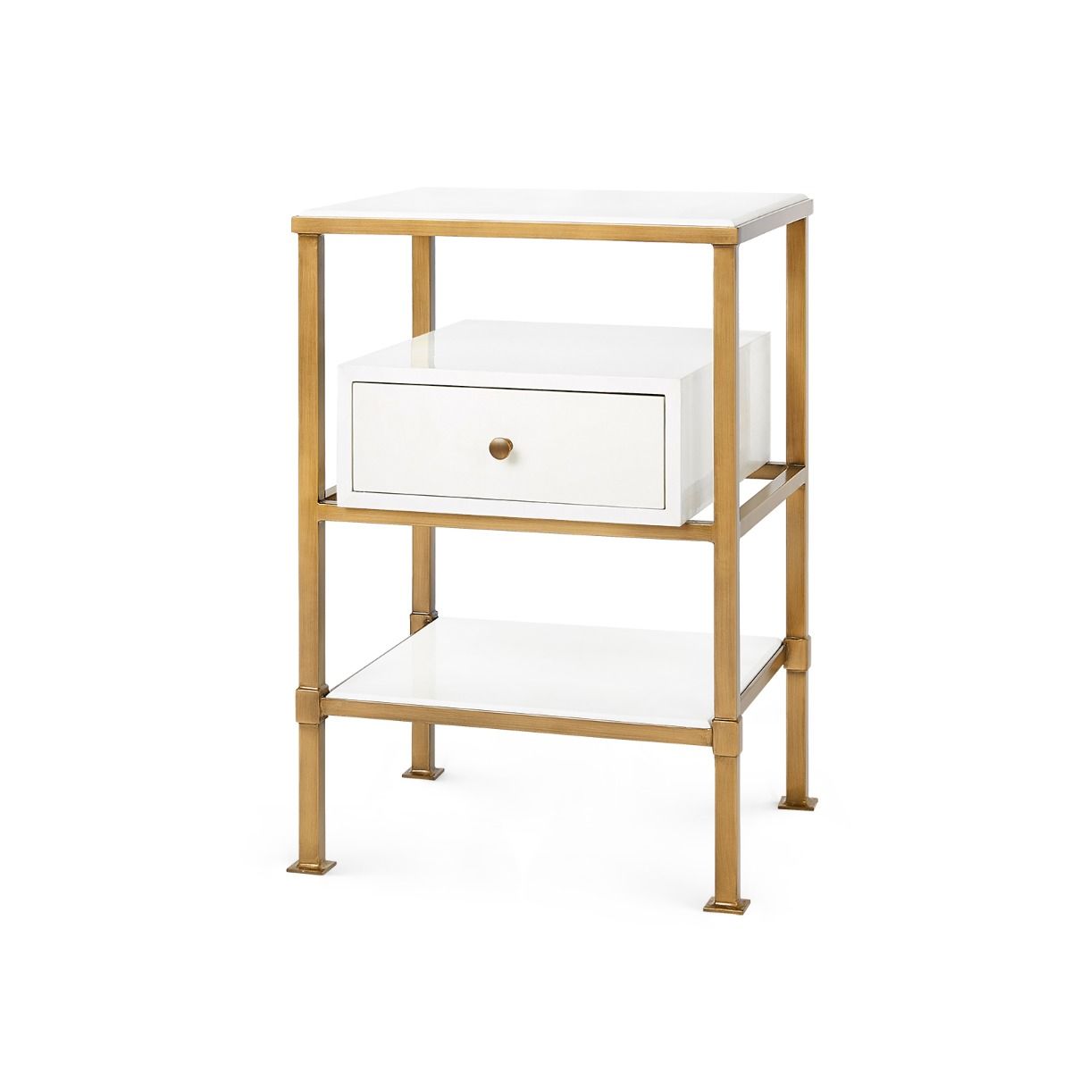 bedroom furniture gold drawer storage cabinet bedside table night stand