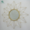 Modern mounted hanging home art decorative gold wall mirror