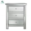 3 drawer nightstand storage cabinet mirror bedside table