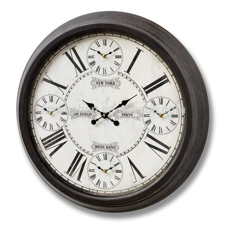 Antiquite de Paris octagonal cream wall clock