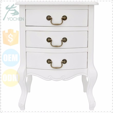 Shabby Chic White Wide 4 Chest Of Drawers