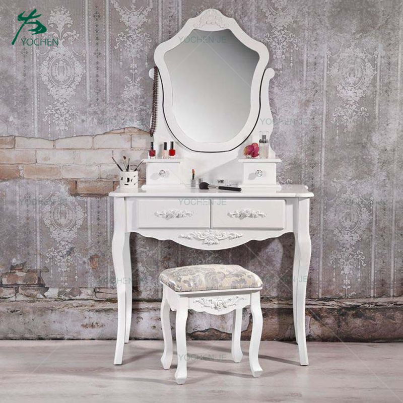 White bedroom furniture luxury make up table cheap dressing table