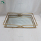 Nested 3 Rectangular Metal Plated Wedding Decor Mirrored Serving Tray