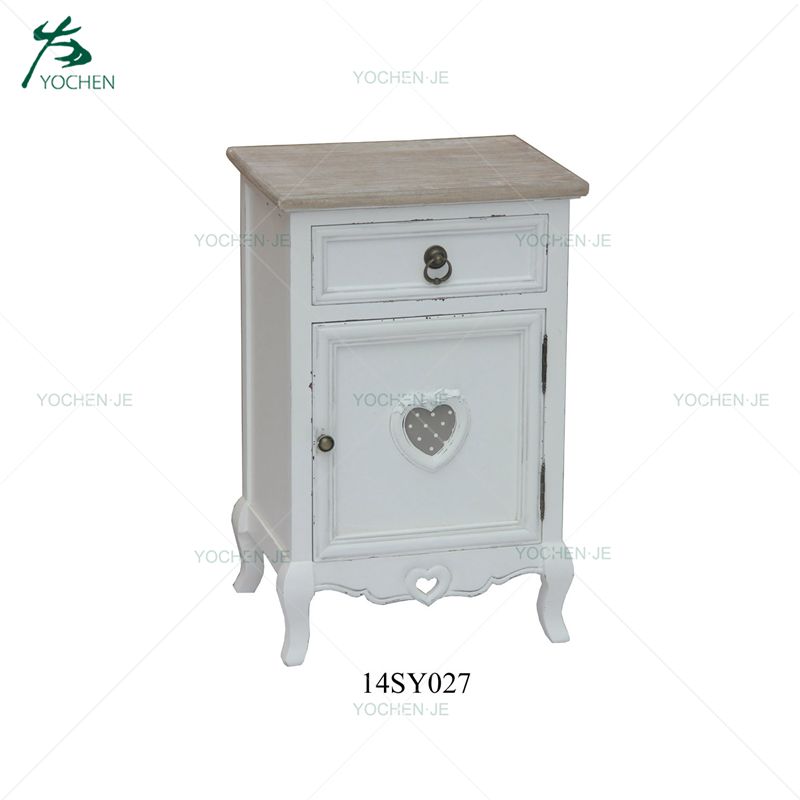 White lamp table bed side table wood nightstand