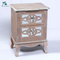 shabby chic style one door wood living room mirror cabinet