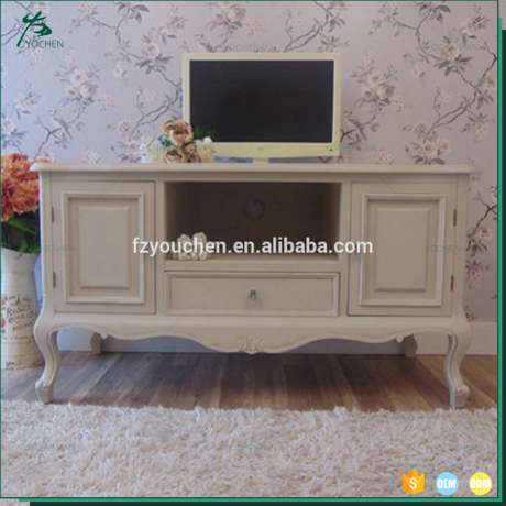 White Wooden Lcd Tv Cabinet Design Living Room Corner Tv Showcase