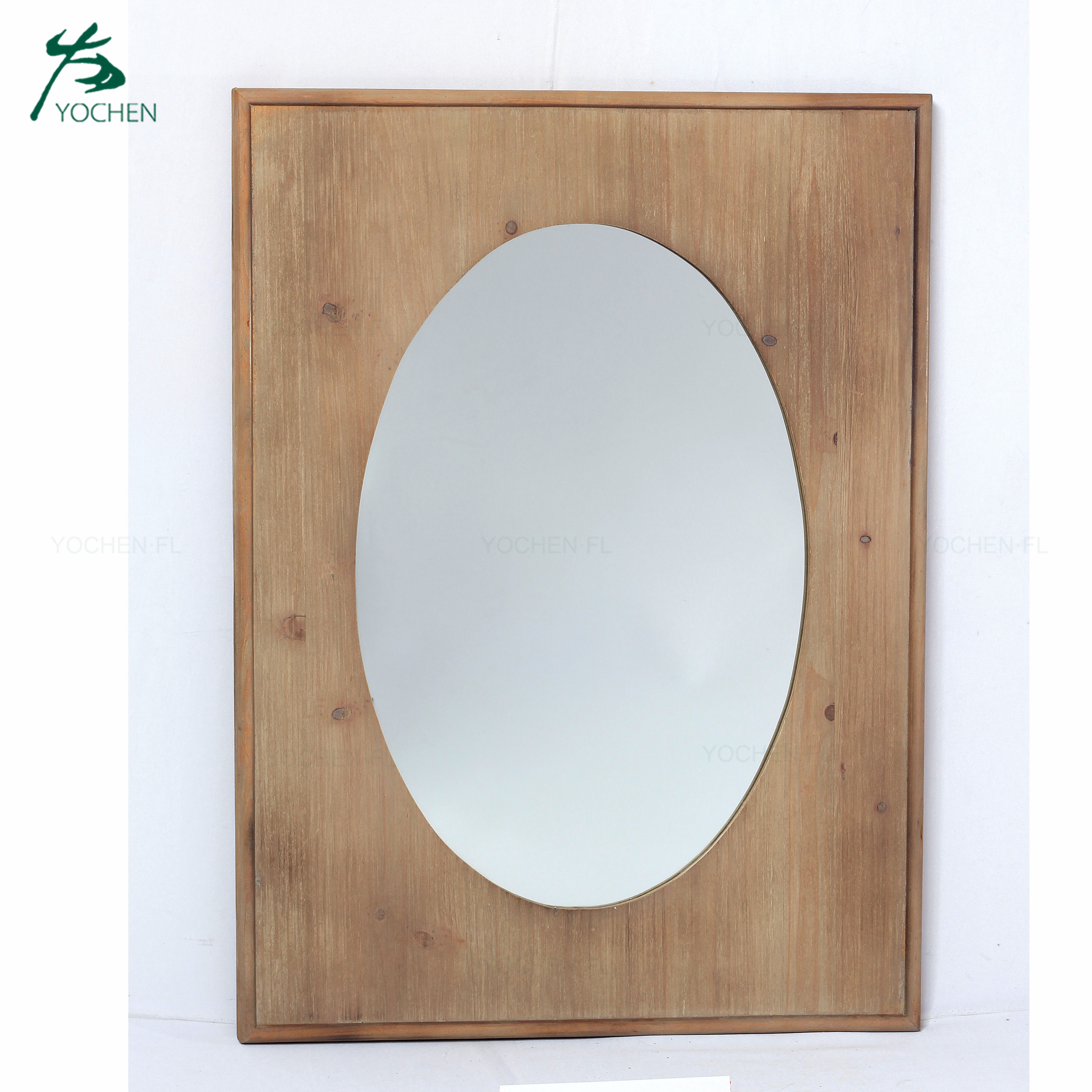 shabby chic home decor decorative wooden frame wall mirror
