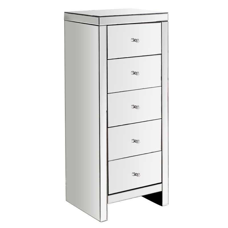 mirrored furniture wholesale tallboy chest 5 drawer living room cabinets